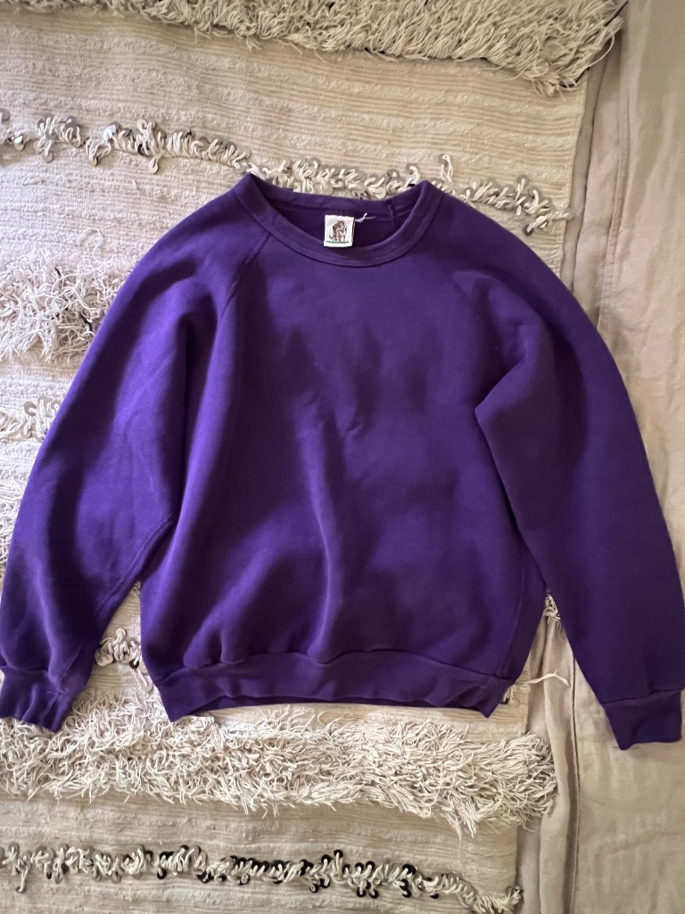 Vintage Tiger Brand Purple Crewneck Sweatshirt